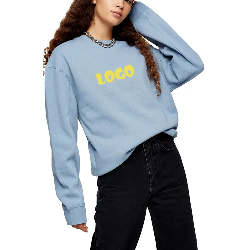 Wholesale Polyester Thick Plain Screen Printing Sweatshirts Women's Pullover Custom Logo Sweatshirts, Customized colors
Wholesale Polyester Thick Plain Screen Printing Sweatshirts Women's Pullover Custom Logo Sweatshirts, Customized colors