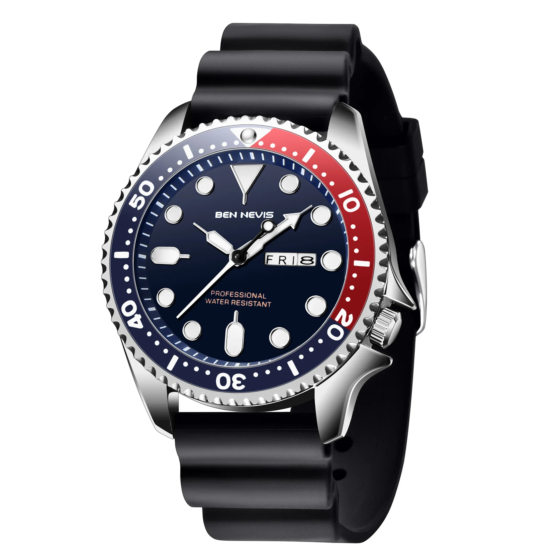 BNE NEVIS new calendar week luminous hand atmospheric watch men's quartz watch Electronic Watch
BNE NEVIS new calendar week luminous hand atmospheric watch men's quartz watch Electronic Watch
