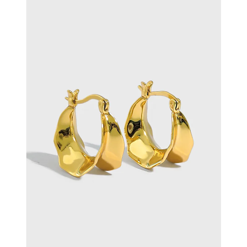 fashion jewelry 925 silver earrings jewelry 18K gold plated sterling silver hoop earrings for women
fashion jewelry 925 silver earrings jewelry 18K gold plated sterling silver hoop earrings for women