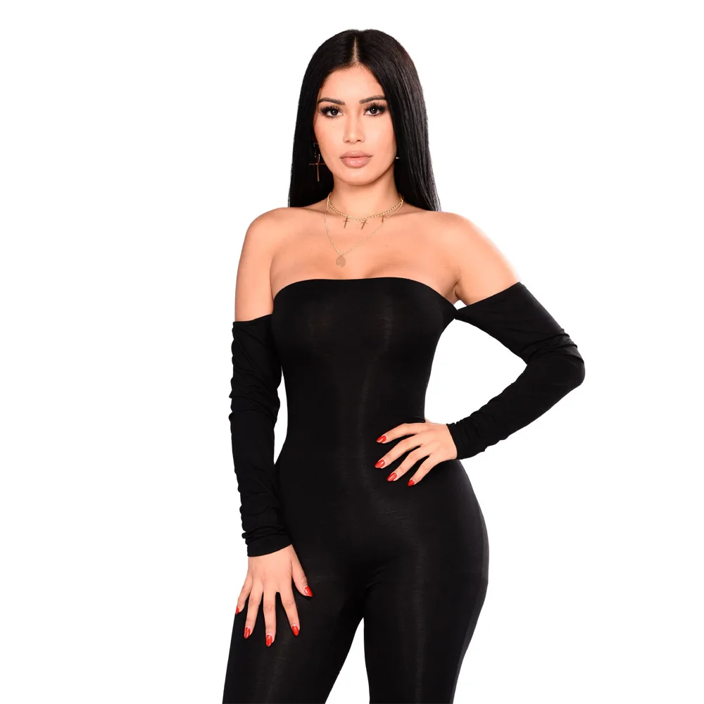 2021 Lucky Female Off Shoulder One Piece Jumpsuit For Women Long Sleeve Bodycon Jumpsuits Yoga pants, Picture shows 
2021 Lucky Female Off Shoulder One Piece Jumpsuit For Women Long Sleeve Bodycon Jumpsuits Yoga pants, Picture shows