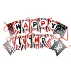 Party Supplies Birthday Decoration Customized Banner Pirate Birthday Fishtail Hanging Banner