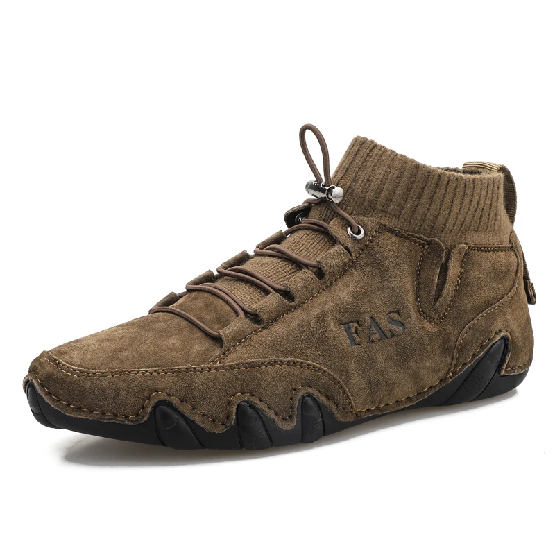 Comfortab cow leather shoes Breathable leather winter sock shoes new fashion casual sports boots for men
Comfortab cow leather shoes Breathable leather winter sock shoes new fashion casual sports boots for men