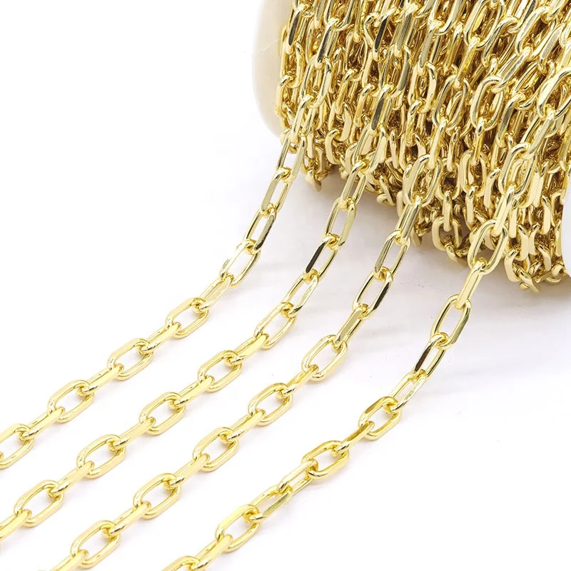 Fashion 18K gold plated chain roll for handmade bracelet necklace jewelry, Gold, silver, rose gold, black
Fashion 18K gold plated chain roll for handmade bracelet necklace jewelry, Gold, silver, rose gold, black