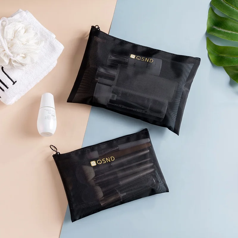 2020 Wholesale Black Nylon Mesh Cosmetic Bag Customized Travel Mesh Makeup Bag For Women
2020 Wholesale Black Nylon Mesh Cosmetic Bag Customized Travel Mesh Makeup Bag For Women