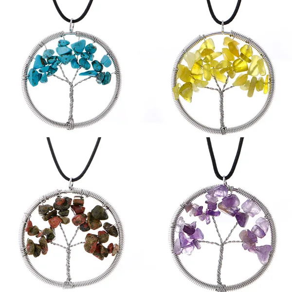 European and American fashion trend crushed stone necklace colorful gemstone leather cord crystal stone necklace natural, As pictures
European and American fashion trend crushed stone necklace colorful gemstone leather cord crystal stone necklace natural, As pictures