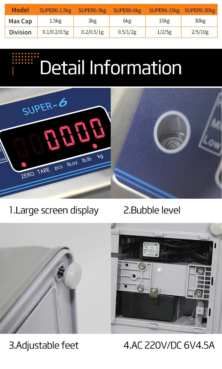 Counting Scale Computing Price Scales Ip68 Waterproof Electronic