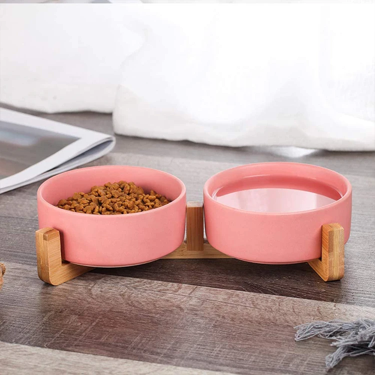 Colorful Ceramic Pet Bowl Metal Water Food Dog Round Bowl For Pet With Wooden Stand, Customized color
Colorful Ceramic Pet Bowl Metal Water Food Dog Round Bowl For Pet With Wooden Stand, Customized color