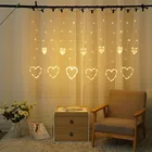 2019 beautiful new design window curtain fairy star string light