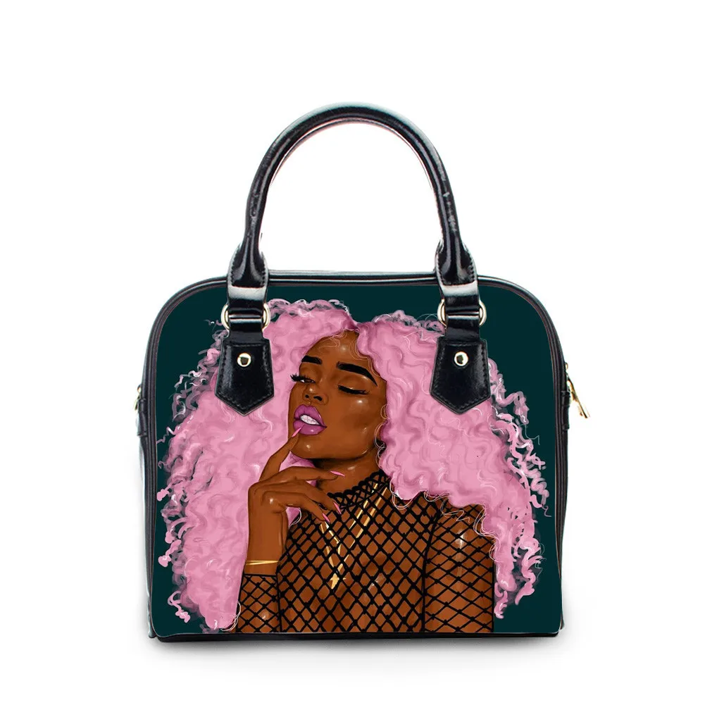 Black Women Art African Handbags for Females Shoulder Tote Bag Ladies PU Leather Messenger Bags Large Hand Bags Girl, Customized
Black Women Art African Handbags for Females Shoulder Tote Bag Ladies PU Leather Messenger Bags Large Hand Bags Girl, Customized
