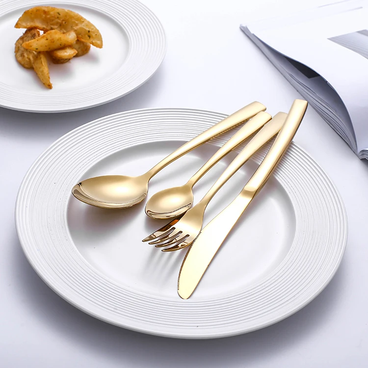 Hot sale color golden flatware spoon fork set elegant stainless cutlery set, Gold cutlery set
Hot sale color golden flatware spoon fork set elegant stainless cutlery set, Gold cutlery set
