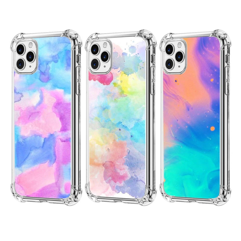 New Printed Phone Case Colorful Clouds Splash Ink Custom Clear TPU Mobile Cover For iPhone 12 Pro Max XS XR
New Printed Phone Case Colorful Clouds Splash Ink Custom Clear TPU Mobile Cover For iPhone 12 Pro Max XS XR