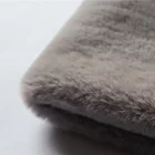PU Bonded combination Rabbit Faux Fur Fabric Artificial Fake luxury faux fur