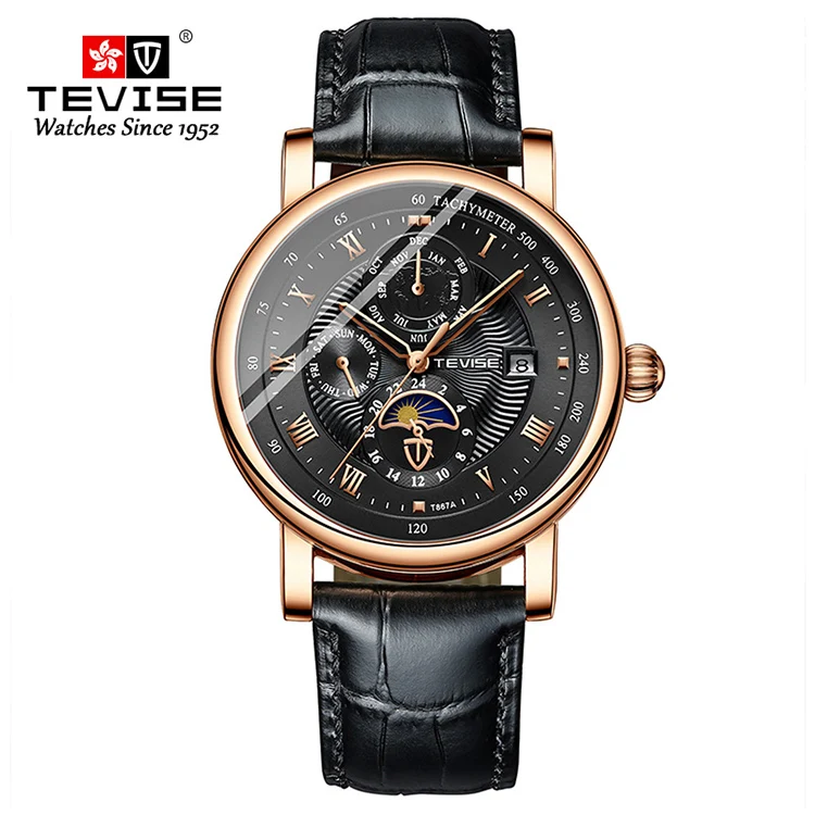 Popular Brand Men Vintage Luxury Genuine Leather Belt Self-winding Full Automatic Mechanical Simple Wrist Watches, Optional
Popular Brand Men Vintage Luxury Genuine Leather Belt Self-winding Full Automatic Mechanical Simple Wrist Watches, Optional