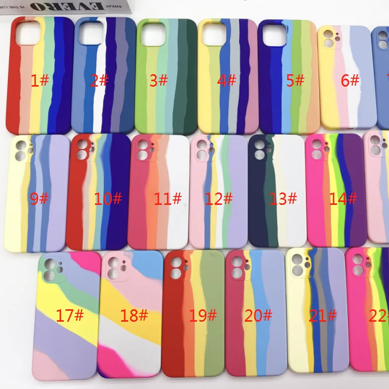 in stock Rainbow Color Silicone Liquid Phone Case For iPhone 11 Pro Max X XS XR 6 6 Plus 6S 7 8 Cell Phone Protect Case
in stock Rainbow Color Silicone Liquid Phone Case For iPhone 11 Pro Max X XS XR 6 6 Plus 6S 7 8 Cell Phone Protect Case