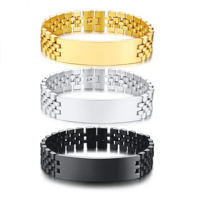 PUSHI 21.5CM gold stainless steel bracelets and bangles for men black customized letter logo bracelet jewelry
PUSHI 21.5CM gold stainless steel bracelets and bangles for men black customized letter logo bracelet jewelry