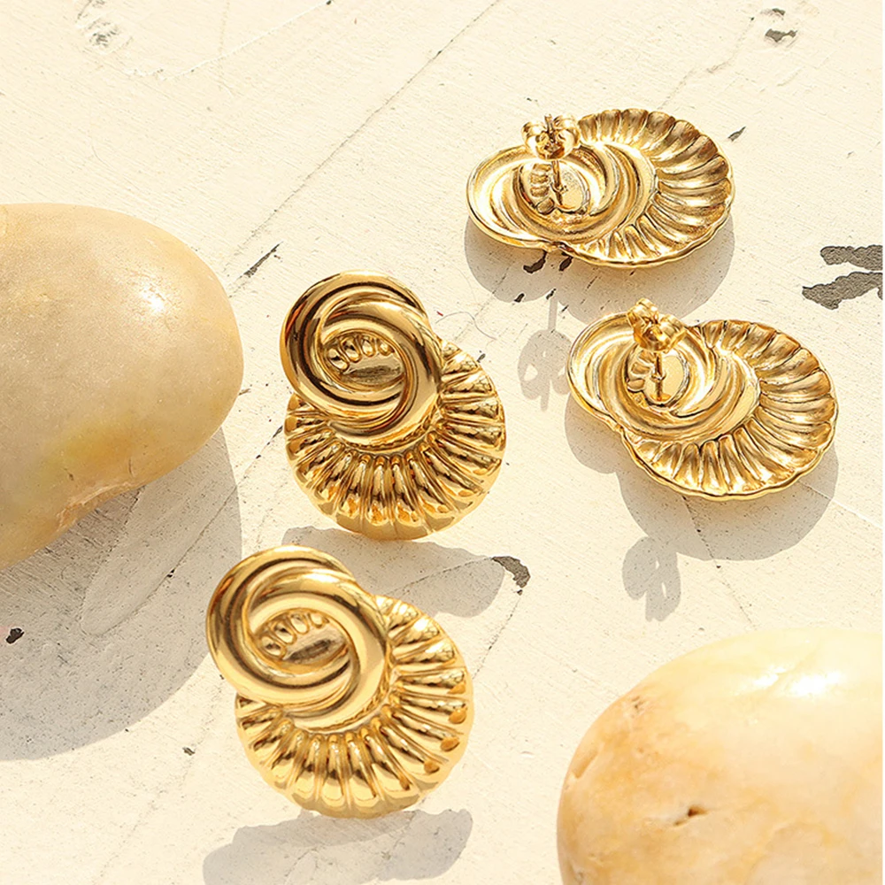 Personalized Relief Earrings Big Earrings 18k Gold Plated Chunky Hoop Earrings Surgical Hypoallergenic Stainless Steel Jewelry
Personalized Relief Earrings Big Earrings 18k Gold Plated Chunky Hoop Earrings Surgical Hypoallergenic Stainless Steel Jewelry