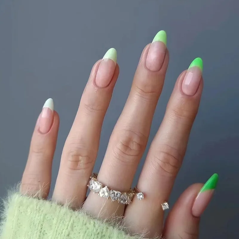 Jelly Gel French rhinestone Artificial Nail Finger Press On Nails False nail For Free Glue Sticker
Jelly Gel French rhinestone Artificial Nail Finger Press On Nails False nail For Free Glue Sticker