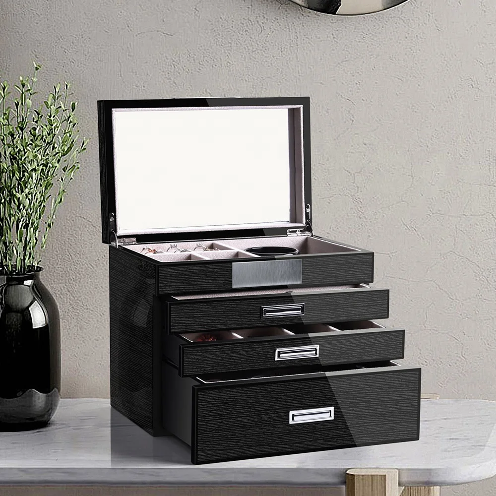 Up to 69% off Organizer Velvet High-gloss Piano Jewelry Case ring necklace bracelet earring storage jewellery box with mirror
Up to 69% off Organizer Velvet High-gloss Piano Jewelry Case ring necklace bracelet earring storage jewellery box with mirror
