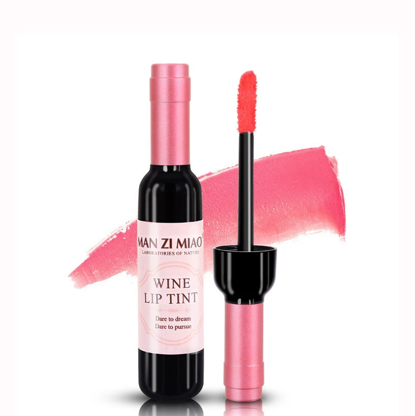 

OMG Customize 5 color Liquid blush tint long lasting stick new design liquid blush with lip gloss brush