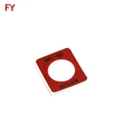 Self adhesive thermometric color change high temperature sensor label sticker