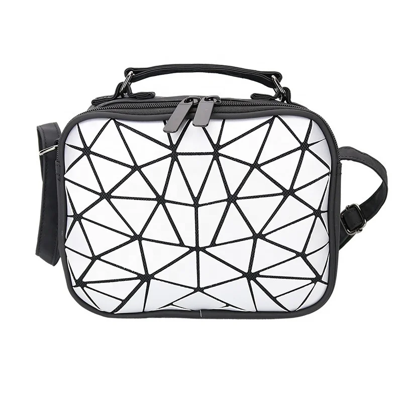 Couple Symphony Bright Surface Laser Portable Geometry Messenger Bag, Luminous
Couple Symphony Bright Surface Laser Portable Geometry Messenger Bag, Luminous
