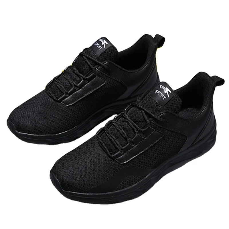 Summer men's mesh sports shoes casual sports running shoes solid color round toe breathable basketball shoes EU39-44
Summer men's mesh sports shoes casual sports running shoes solid color round toe breathable basketball shoes EU39-44