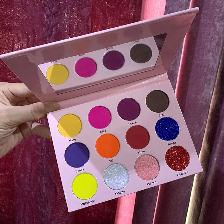 12 color pink holographic bright private label cruelty free strongpigment eyeshadow palette with mirror
12 color pink holographic bright private label cruelty free strongpigment eyeshadow palette with mirror