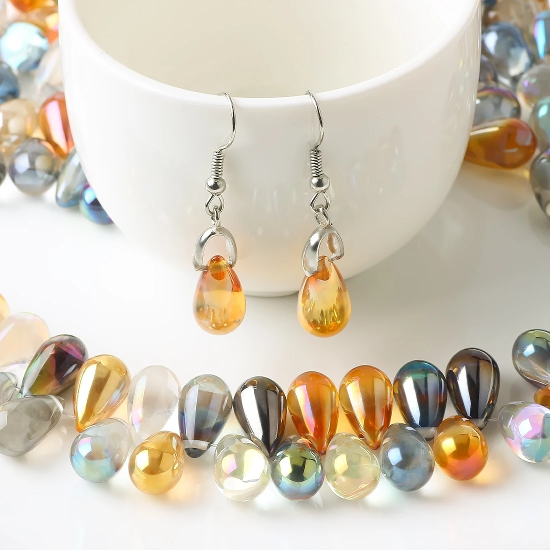 9X15mm Smooth Drop Crystal Pendant Glass Beads For DIY Making Fashion Charms Jewelry Necklace Earring Decorative Accessories
9X15mm Smooth Drop Crystal Pendant Glass Beads For DIY Making Fashion Charms Jewelry Necklace Earring Decorative Accessories
