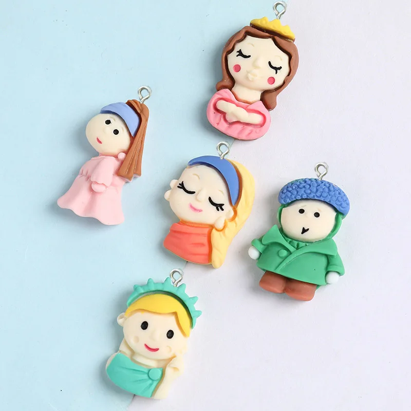 Cartoon Character Pendants Resin Charms For Jewelry Making Earrings Necklace Keychain Accessories Flatback Cabochon
Cartoon Character Pendants Resin Charms For Jewelry Making Earrings Necklace Keychain Accessories Flatback Cabochon