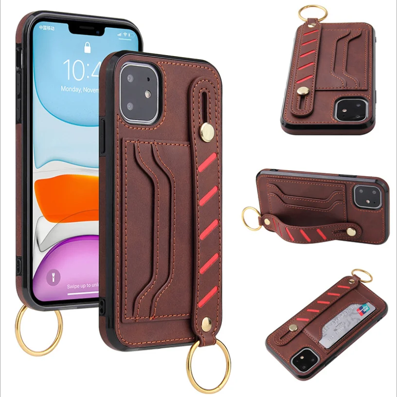 Twill wrist strap Invisible bracket for card slot TPU+PC Phone Case Cover for iPhone 11 Pro Max, Colors optional
Twill wrist strap Invisible bracket for card slot TPU+PC Phone Case Cover for iPhone 11 Pro Max, Colors optional