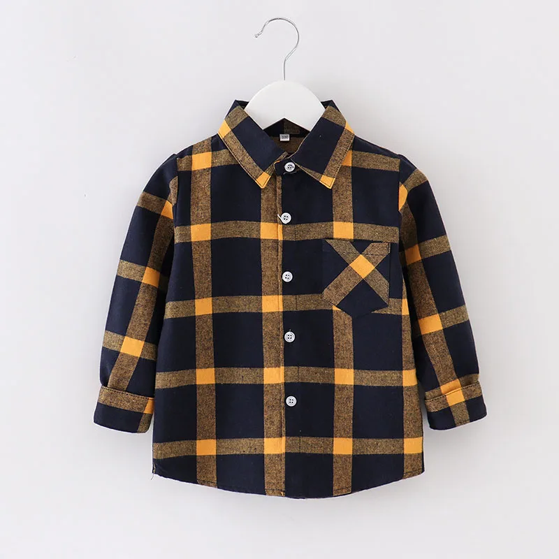 100% cotton casual outerwear loose long sleeve plaid kids shirt for boys with pocket, As picture show
100% cotton casual outerwear loose long sleeve plaid kids shirt for boys with pocket, As picture show