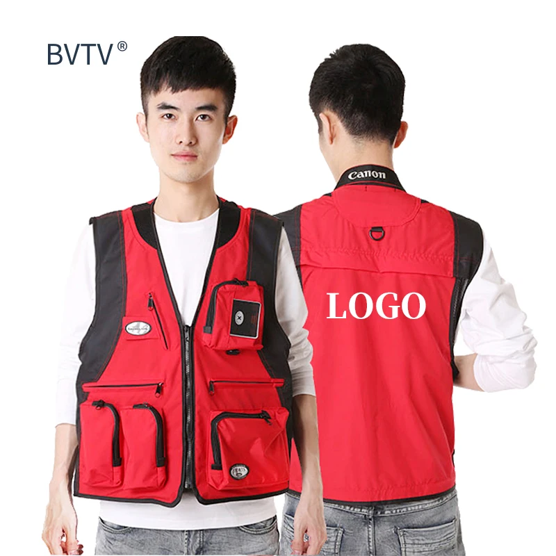 Custom Utlity Mesh Multi Pocket Reporter Work Fly Fishing Zipper Utility Vest, Red buld green gray
Custom Utlity Mesh Multi Pocket Reporter Work Fly Fishing Zipper Utility Vest, Red buld green gray
