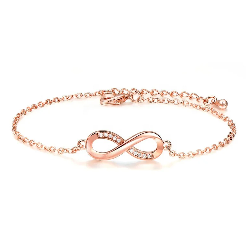 2021 New fashion style rose gold silver charm with gemstone bracelet femme, As picture
2021 New fashion style rose gold silver charm with gemstone bracelet femme, As picture