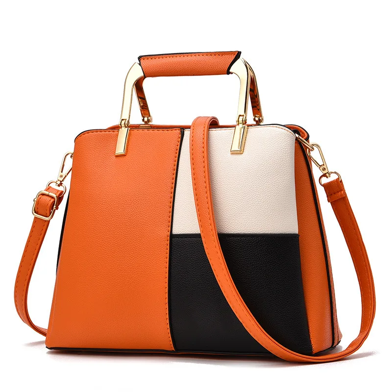 Latest stylish design contrast color pu leather ladies tote hand bags purses for women 2019 handbag
Latest stylish design contrast color pu leather ladies tote hand bags purses for women 2019 handbag