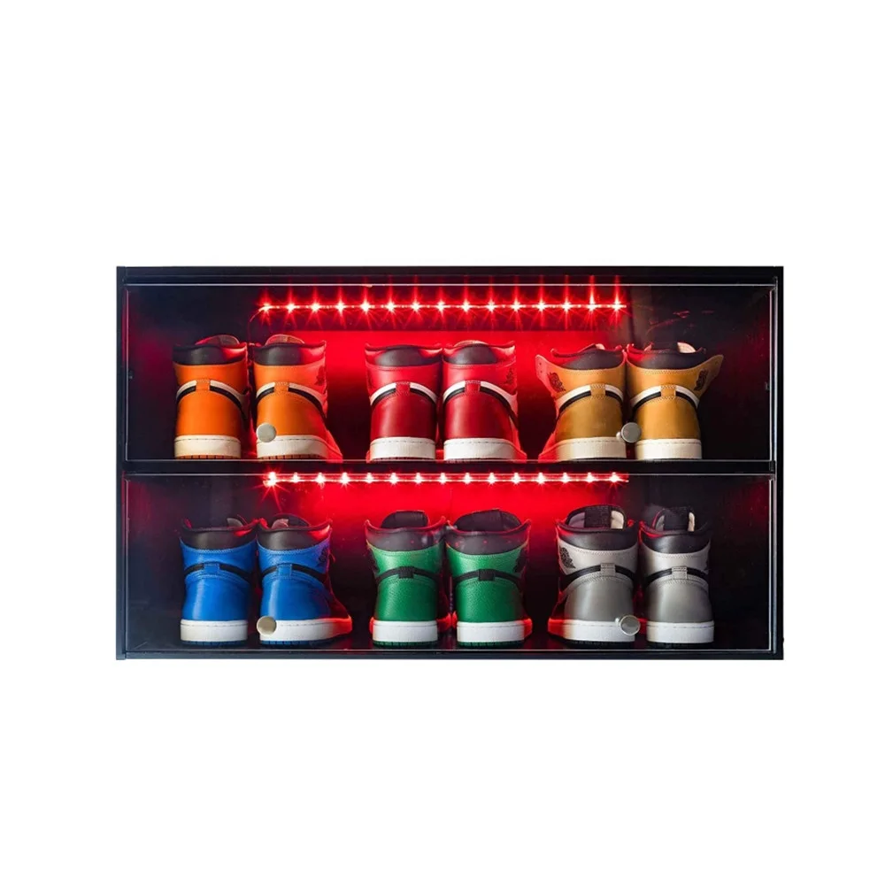 New Design Best Selling Living Room Furniture Modern Black Wooden 2 Tier Shoe Cabinet shoe racks with LED Lights
New Design Best Selling Living Room Furniture Modern Black Wooden 2 Tier Shoe Cabinet shoe racks with LED Lights