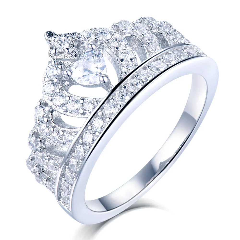 S925 Sterling Silver Luxury Summer Simple Crown All-match Crown Female Ring, Picture
S925 Sterling Silver Luxury Summer Simple Crown All-match Crown Female Ring, Picture