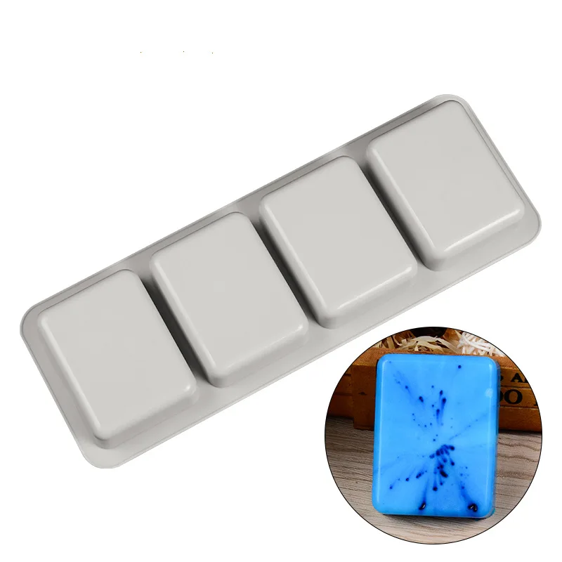 Manufacturers stock handmade diy soap mold can be customized logo four-hole square soap mold, As picture
Manufacturers stock handmade diy soap mold can be customized logo four-hole square soap mold, As picture