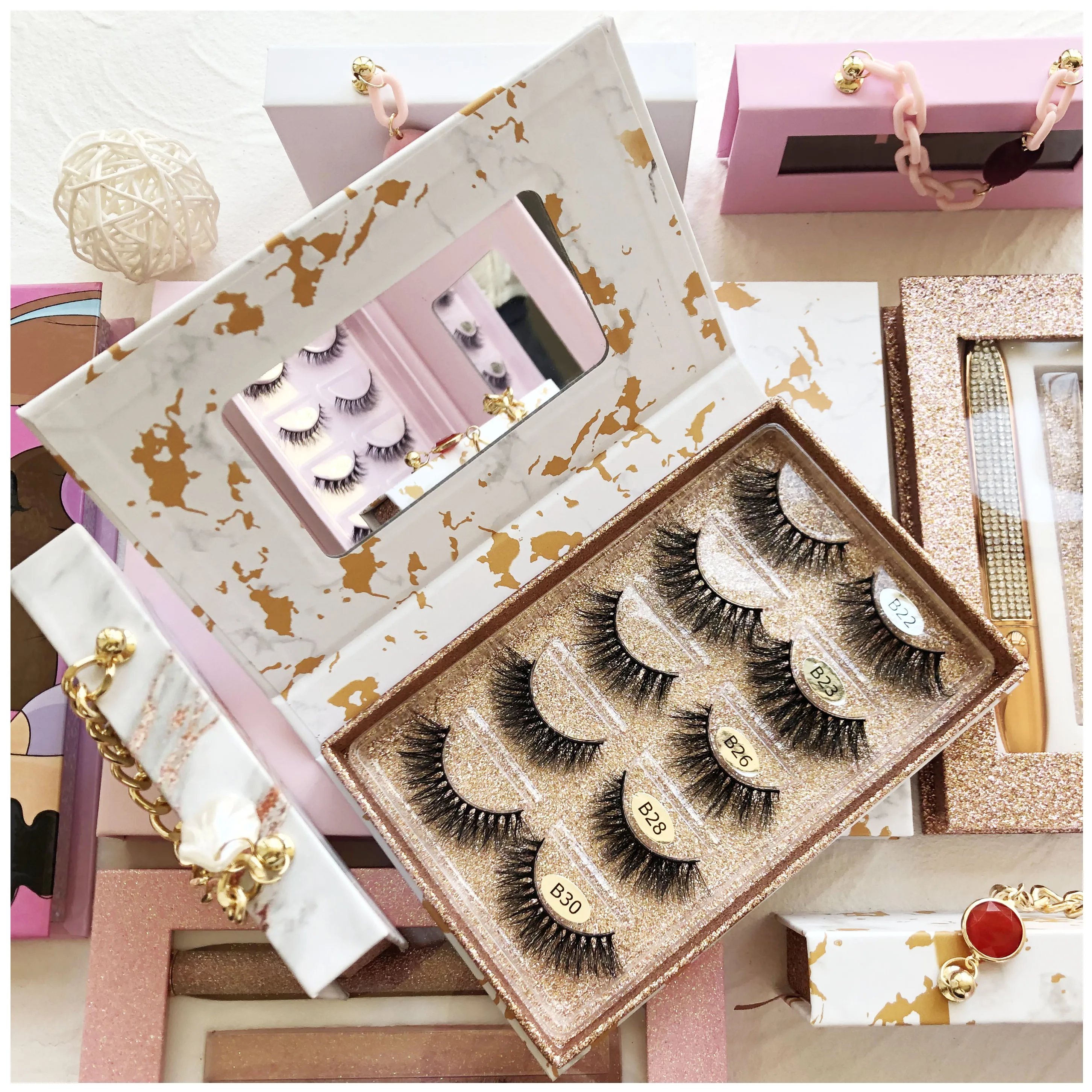 iShero eyelash packs 2021 packaging curly lash 5 eyelash packaging box 15mm short 3d mink eyelashes, Black
iShero eyelash packs 2021 packaging curly lash 5 eyelash packaging box 15mm short 3d mink eyelashes, Black