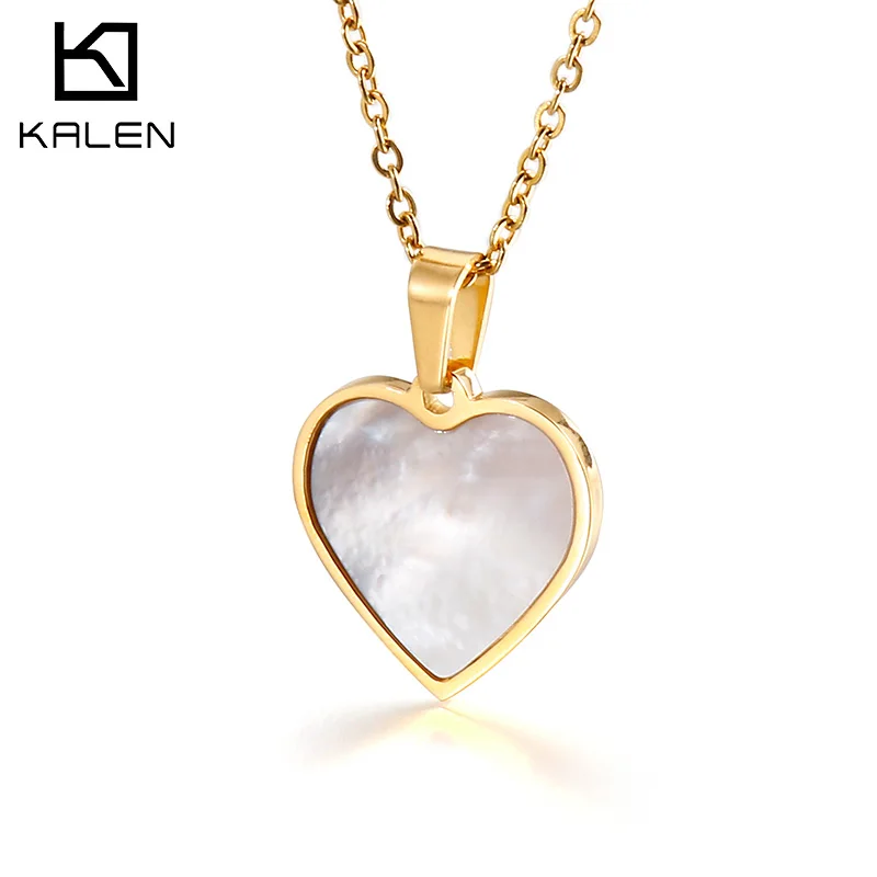18K gold plated shell heart making chain wholesale woman fine stainless steel necklaces jewelry, Gold/silver
18K gold plated shell heart making chain wholesale woman fine stainless steel necklaces jewelry, Gold/silver
