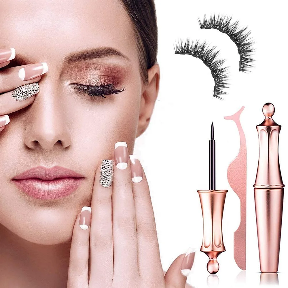 JC Factory newest private label false 3d waterproof magnetic eyelashes set eyelashes with magnetic liquid
JC Factory newest private label false 3d waterproof magnetic eyelashes set eyelashes with magnetic liquid