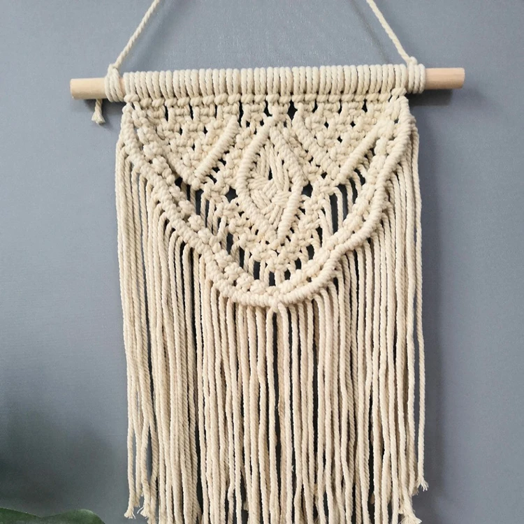 Macrame Woven Wall Hanging Artisanal Cotton Bohemian Tapestry Home Geometric Art Nordic Home Decor For Living Room, Tapestry, Customized color
Macrame Woven Wall Hanging Artisanal Cotton Bohemian Tapestry Home Geometric Art Nordic Home Decor For Living Room, Tapestry, Customized color