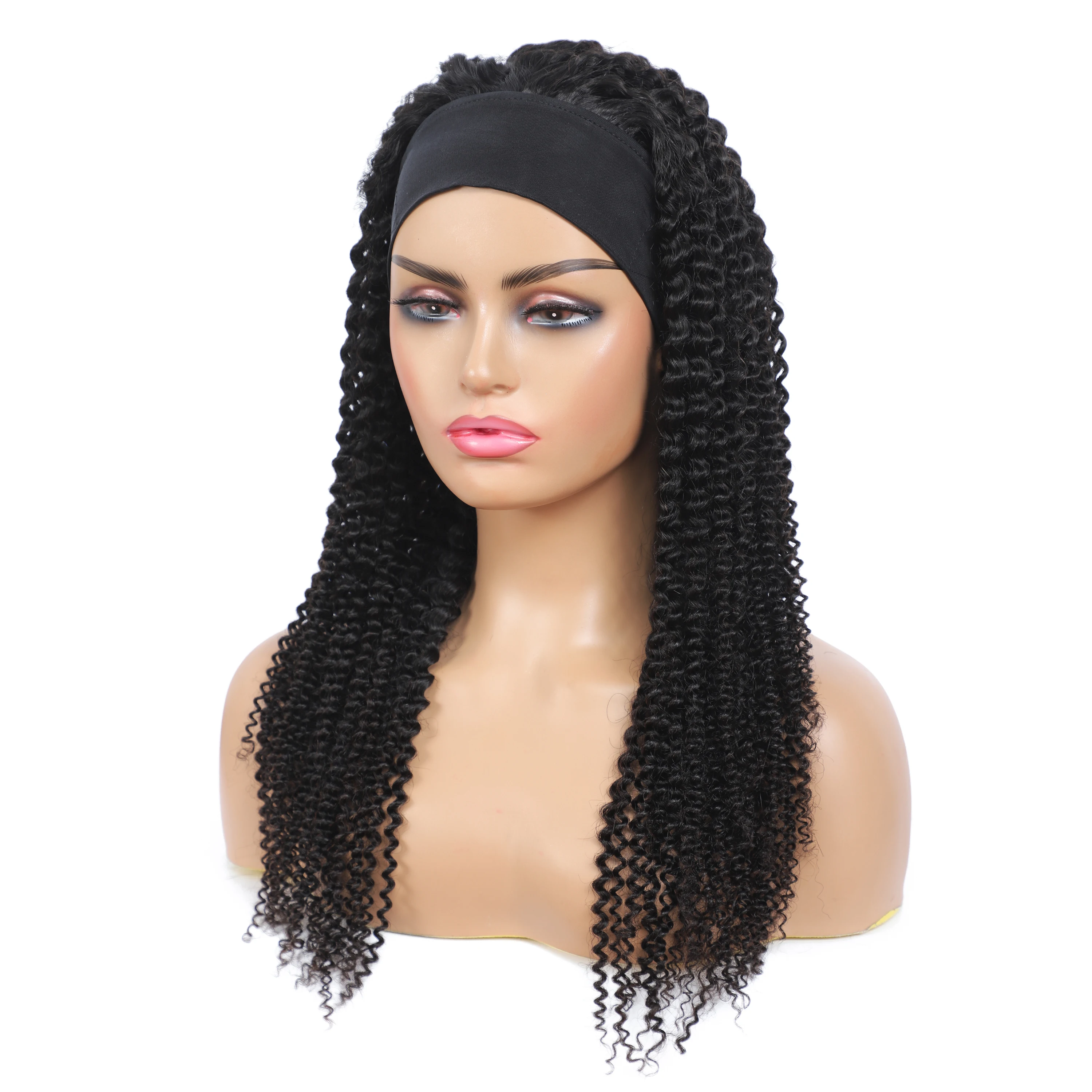 Curly Wave Headband Human Hair Wigs For Black Women Brazilian Hair Wigs Glueless Headband Human Hair Wig
Curly Wave Headband Human Hair Wigs For Black Women Brazilian Hair Wigs Glueless Headband Human Hair Wig
