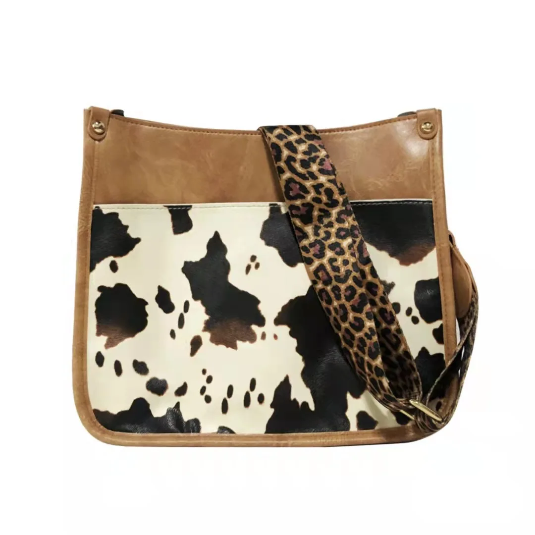 European and American Wholesale Messenger Bags For Women Leopard Print PU Leather Messenger Bags, Customized color
European and American Wholesale Messenger Bags For Women Leopard Print PU Leather Messenger Bags, Customized color