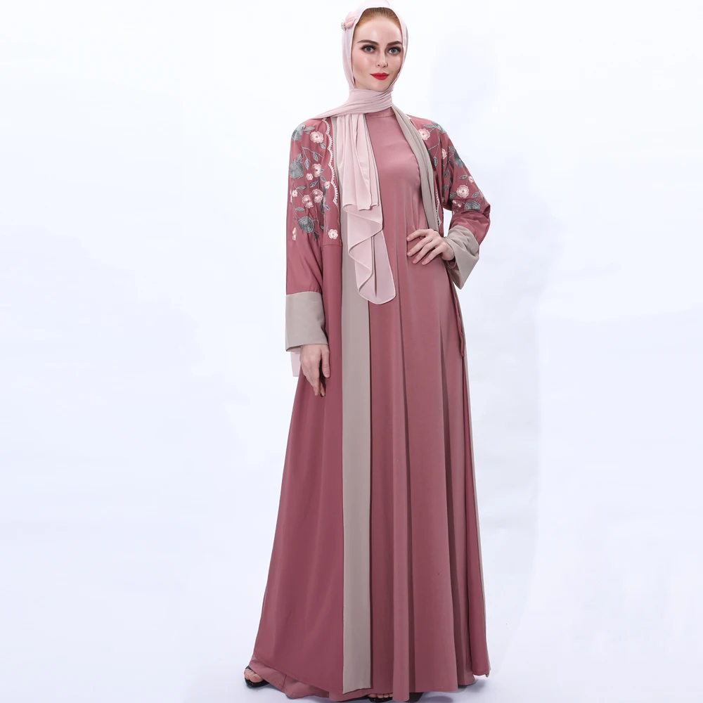 Ethnic Clothing Wholesale Embroidery Design Muslim Kimono Abaya Women Islamic Emroidery Abaya, Maroon,dusty pink,pink,green,black
Ethnic Clothing Wholesale Embroidery Design Muslim Kimono Abaya Women Islamic Emroidery Abaya, Maroon,dusty pink,pink,green,black