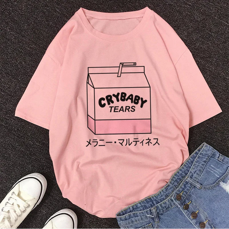 New Style Autumn Cartoon Peach Juice Aesthetic Grunge T Shirt Women Cute Pink Summer Casual Outfit Fashion Tops
New Style Autumn Cartoon Peach Juice Aesthetic Grunge T Shirt Women Cute Pink Summer Casual Outfit Fashion Tops