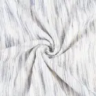 Soft 100% Polyester Space Dyed Ottoman Knit Fabric Garment