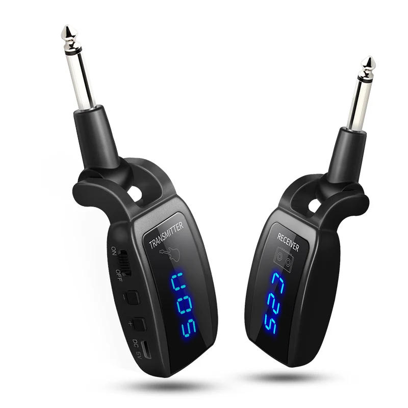 Wireless Guitar Transmitter Receiver UHF Guitar Wireless System for Electric Guitar Bass 500mah battery, Black,red
Wireless Guitar Transmitter Receiver UHF Guitar Wireless System for Electric Guitar Bass 500mah battery, Black,red