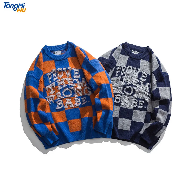 TMW wholesale winter patchwork color thick men's crewneck sweater pour homme letter printing oversized knit sweater
TMW wholesale winter patchwork color thick men's crewneck sweater pour homme letter printing oversized knit sweater