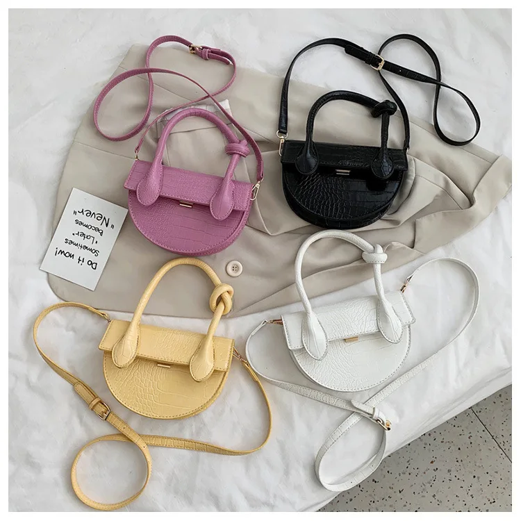 2021 Designer Women Half-moon Crocodile PU Leather Shoulder Handbags Small Crossbody
2021 Designer Women Half-moon Crocodile PU Leather Shoulder Handbags Small Crossbody