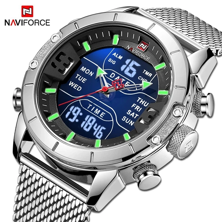 NAVIFORCE Watches Top Luxury Brand Men Sports Watches Quartz Digital Chronograph Clock Male Military Wrist Watch Hot Sale
NAVIFORCE Watches Top Luxury Brand Men Sports Watches Quartz Digital Chronograph Clock Male Military Wrist Watch Hot Sale